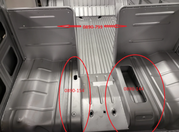 Radhaus Links VW Bus T1 1955-1967 Walkthrough Durchgangs Modell 211703595